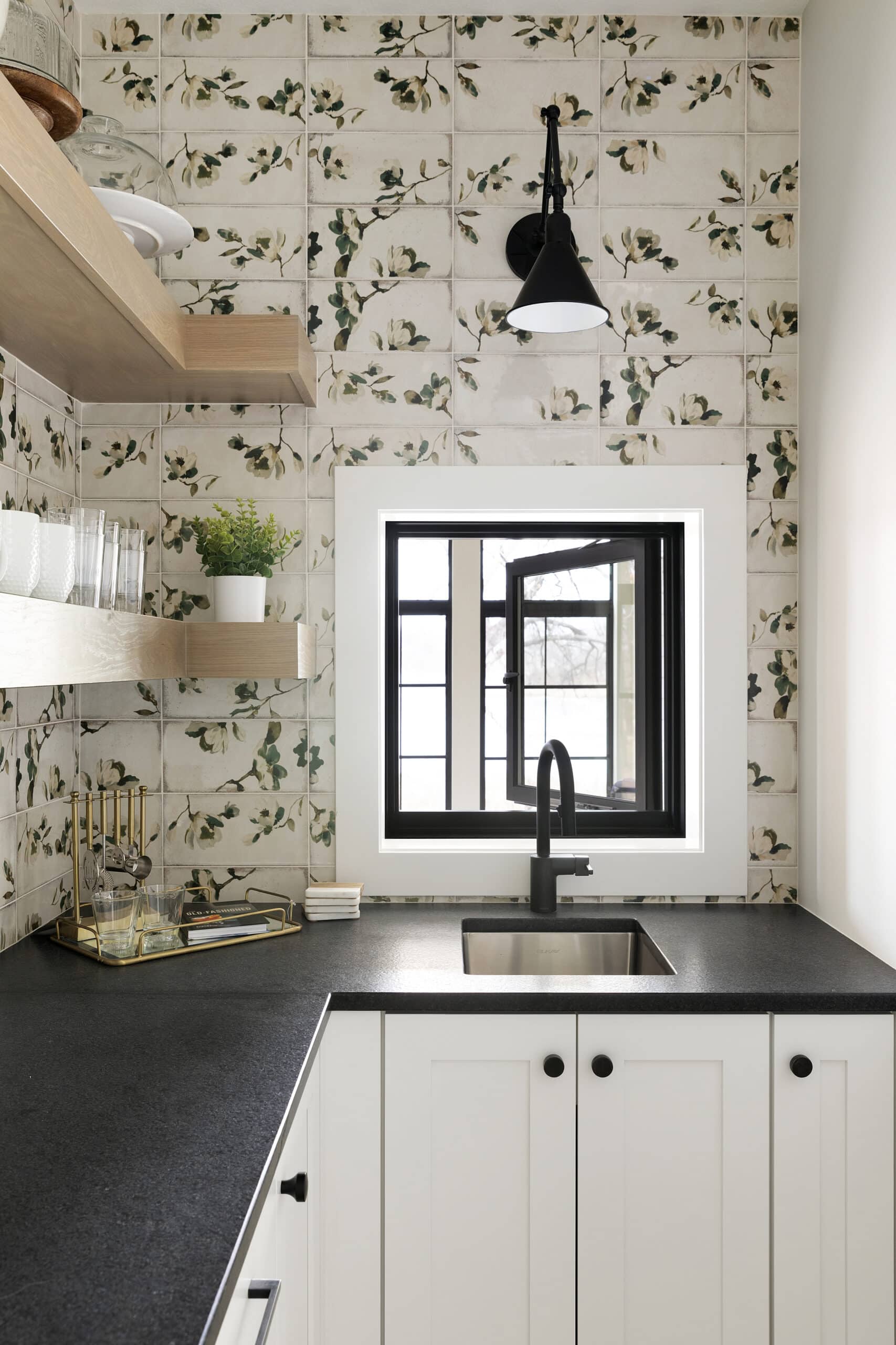 Unique panel and wallpaper designs can add personality to a space.