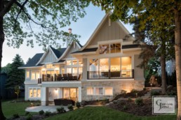Smart home technology in dream home by Gordon James in Lake Minnetonka, MN
