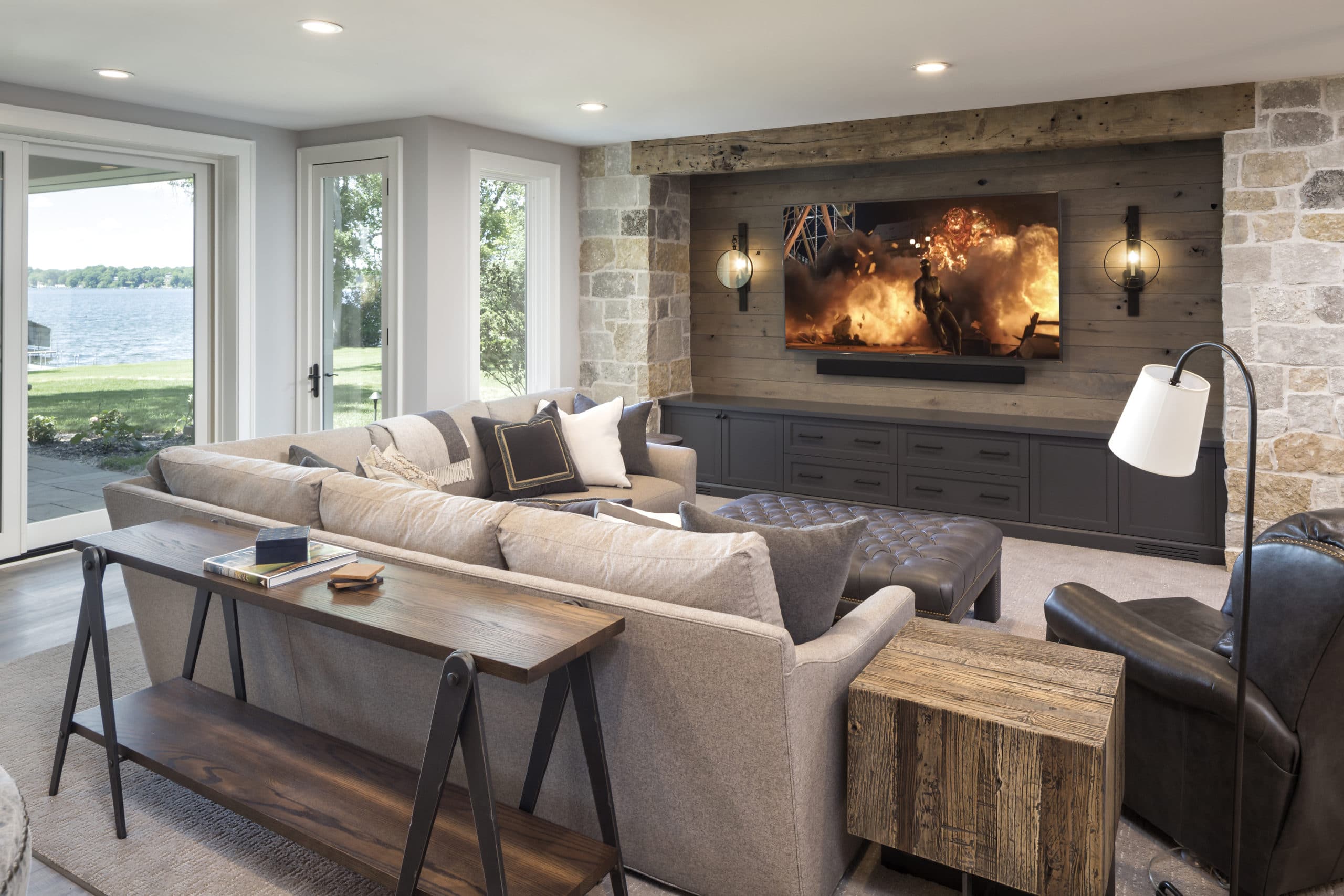 An example of smart home technology in a Gordon James custom home in Minnetonka 