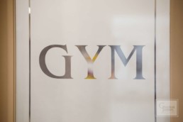 Fitness center in a Gordon James customized luxury home